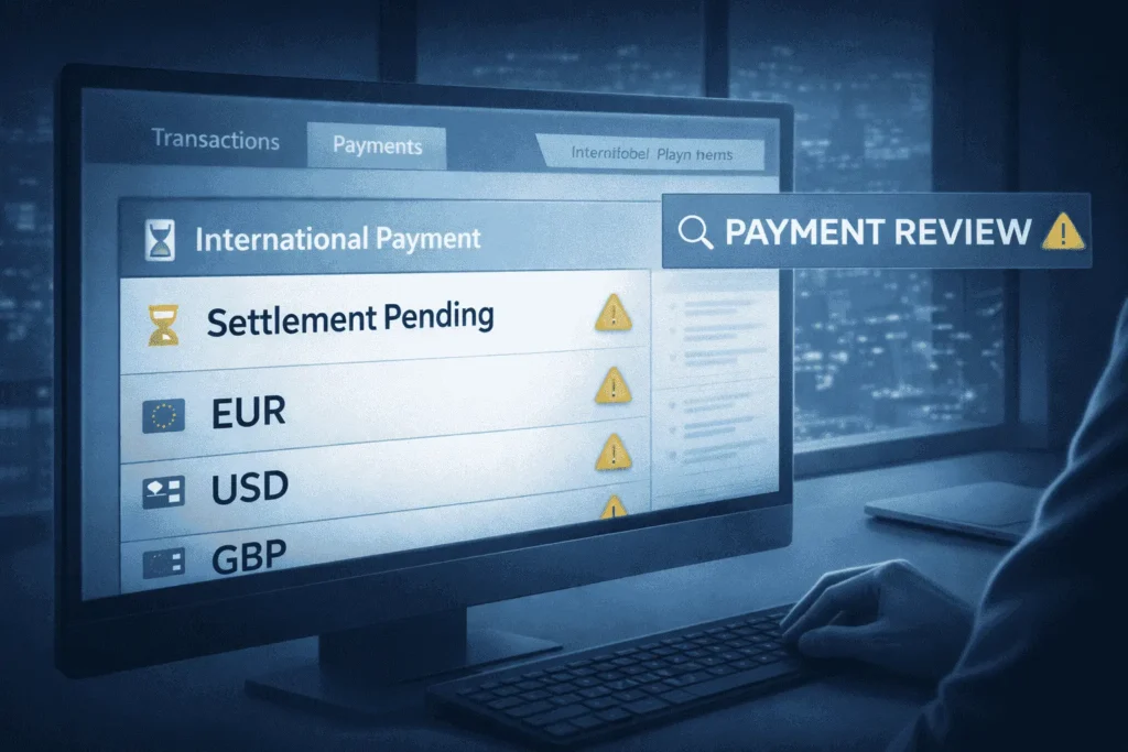 How correspondent banks in global payment processing causing delays