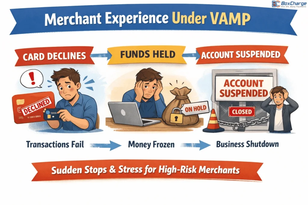 Visa Monitoring Programs (VAMP) and how they affect high risk merchants in 2026.