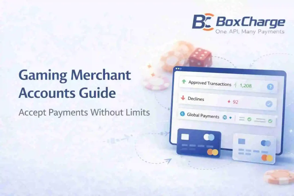 Gaming merchant account and high-risk payment gateway solution for global payment processing
