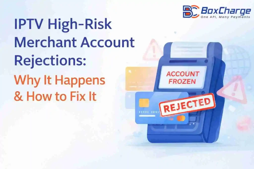IPTV high-risk merchant account rejections and frozen funds with unstable payment processing