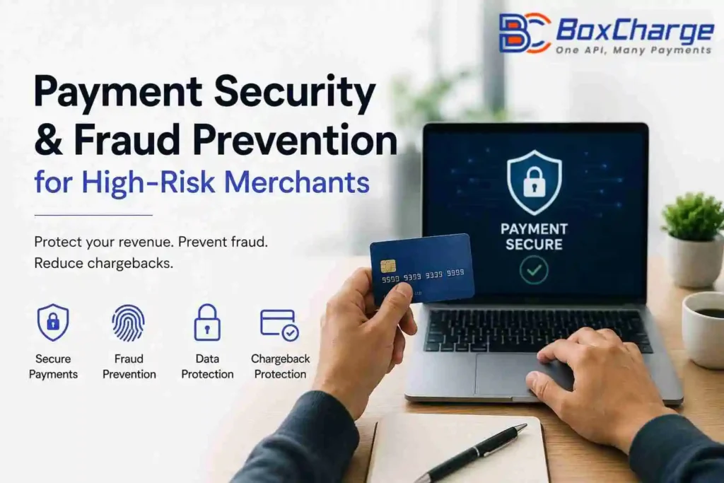 Payment security and fraud prevention for high-risk merchants using secure payment processing systems to reduce chargebacks